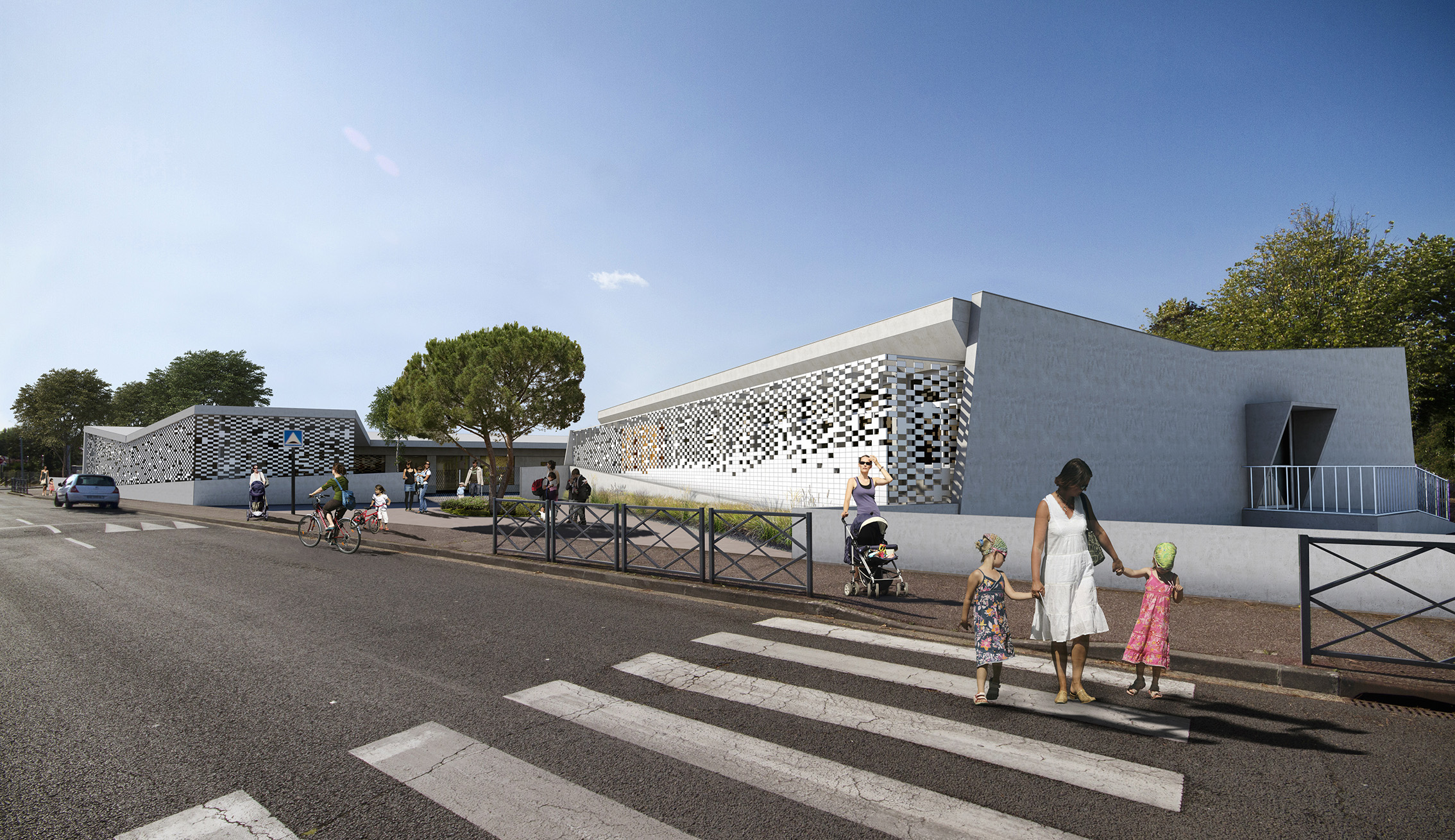 Bpm Architectes Retenu Pour Lextension De Lécole De St Medard En Jalles Bpm Architectes 